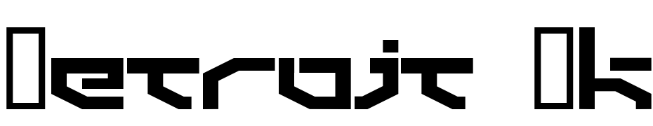 Detroit 3k Font Download Free