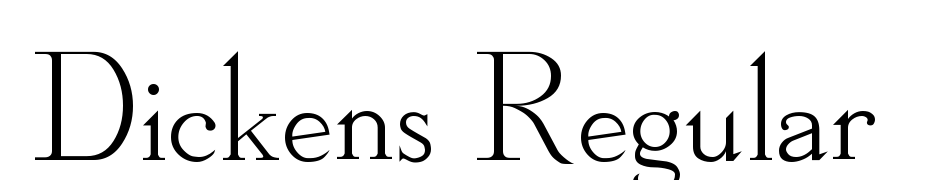 Dickens Regular Font Download Free