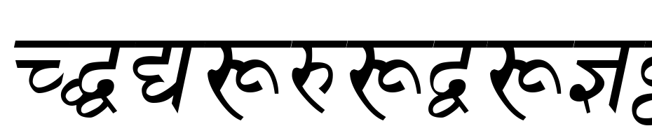 Devanagari Delhi SSK Italic Font Download Free