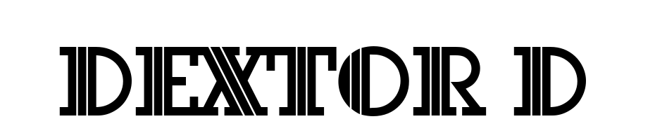 Dextor D Font Download Free