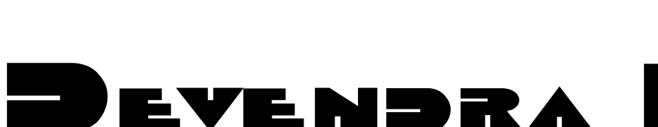 Devendra Ex Font Download Free