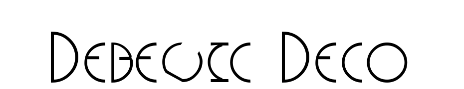 Debevic Deco Font Download Free
