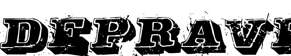 Depraved Font Download Free