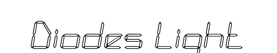 Diodes Light Font Download Free