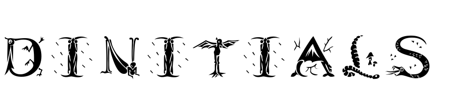 Dinitials Positive ITC TT Font Download Free