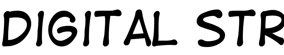 Digital Strip Font Download Free
