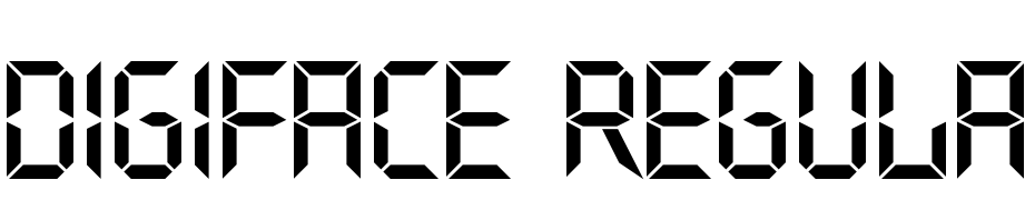 Digiface Regular Font Download Free