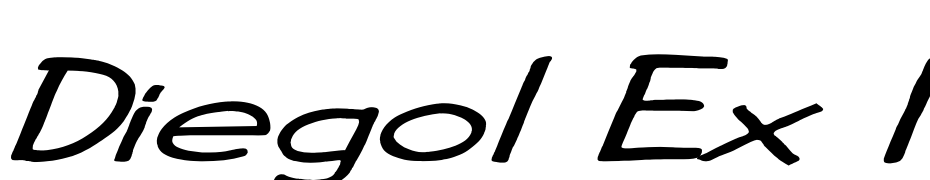 Diego1 Ex Italic Font Download Free