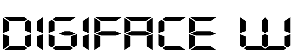 Digiface Wide Font Download Free