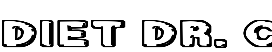 Diet Dr. Creep Font Download Free