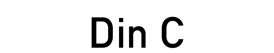 Din C Font Download Free