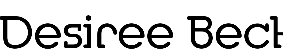 Desiree Becker Font Download Free