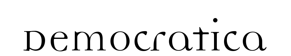 Democratica Font Download Free