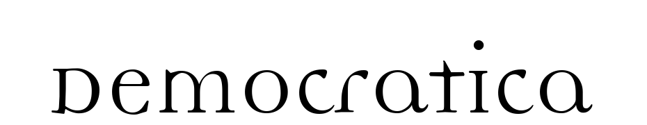 Democratica Scarica Caratteri Gratis