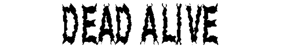 Dead Alive Font Download Free