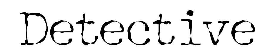 Detective Font Download Free