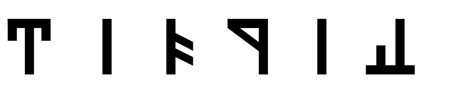 Dethek  Dwarvish FR Font Download Free