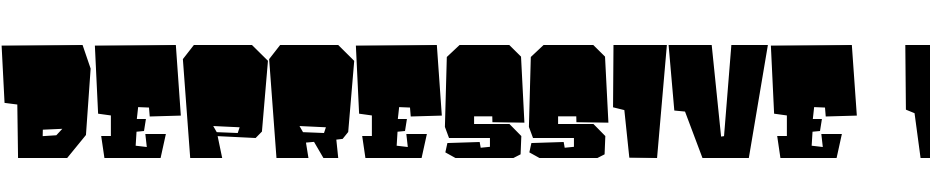 Depressive Manic Font Download Free