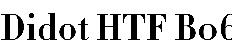 Didot HTF B06 Bold Font Download Free