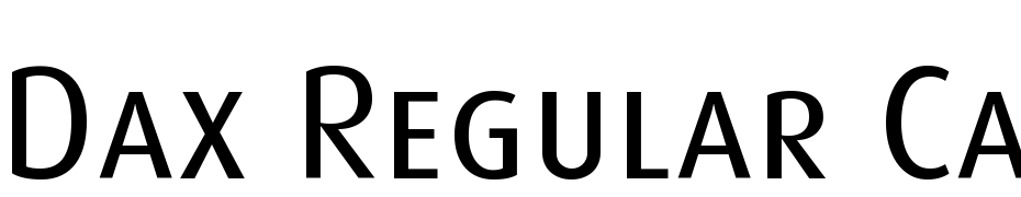Dax Regular Caps Font Download Free