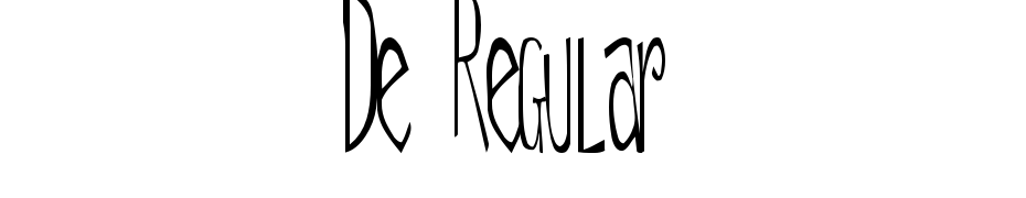 De Regular Schrift Herunterladen Kostenlos