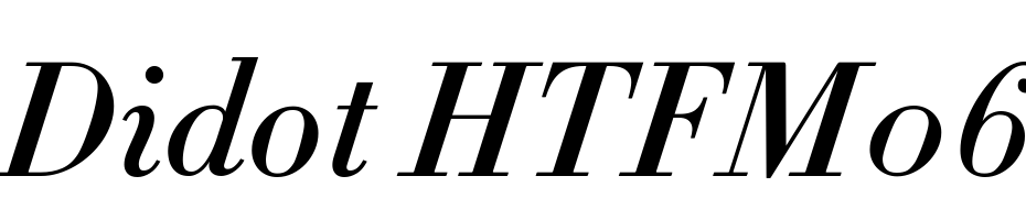 Didot HTF M06 Medium Ital Yazı tipi ücretsiz indir