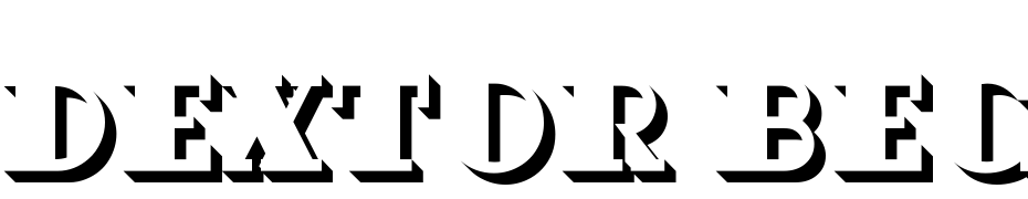 Dextor_Becker_Only_shadow Font Download Free
