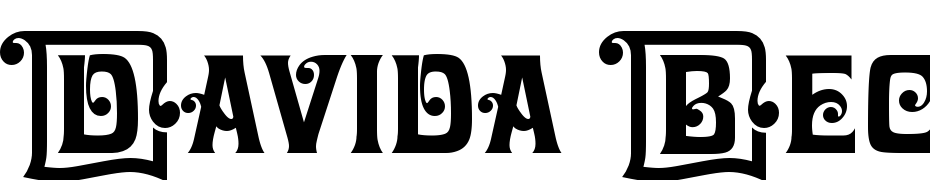 Davida_Becker_Initials Font Download Free