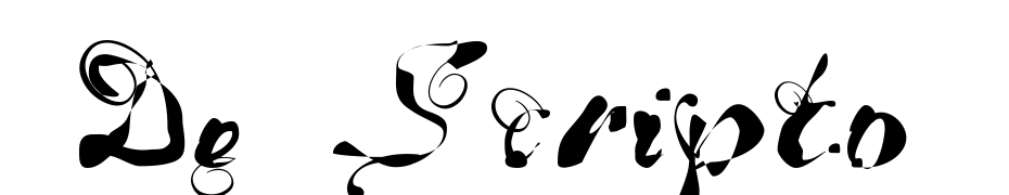 De Scripto Font Download Free