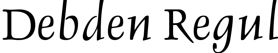 Debden Regular Font Download Free