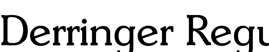 Derringer Regular Font Download Free