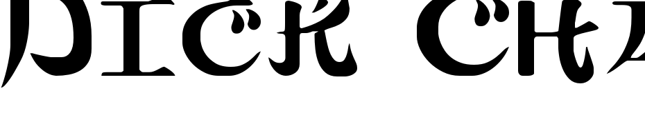 Dick Chamberlains Death F Font Download Free