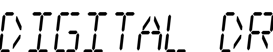 Digital Dream Skew Narrow Font Download Free