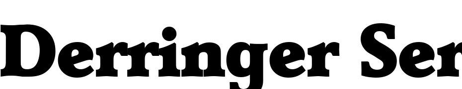 Derringer Serial Heavy Regular Font Download Free