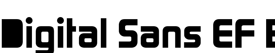 Digital Sans EF Bold Font Download Free