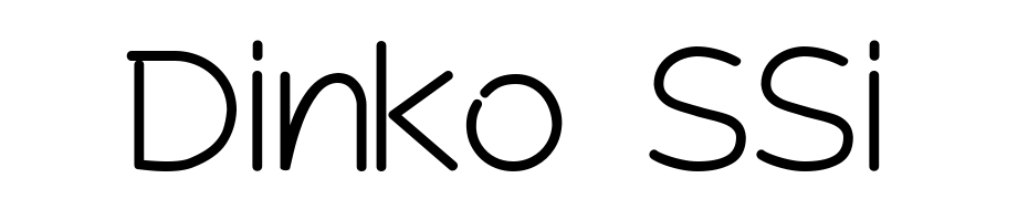 Dinko SSi Font Download Free