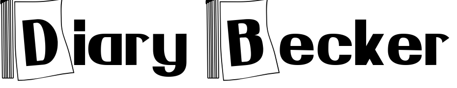 Diary Becker Font Download Free