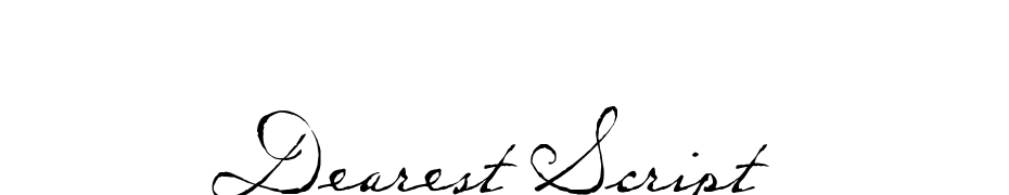 Dearest Script Fuente Descargar Gratis