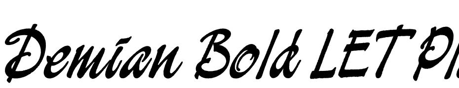 Demian Bold LET Plain:1.0 Font Download Free