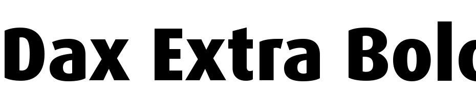 Dax Extra Bold Font Download Free