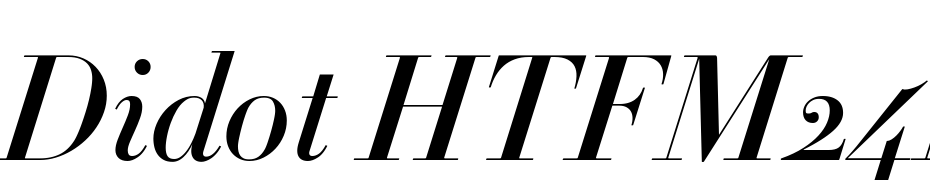 Didot HTF M24 Medium Ital Font Download Free