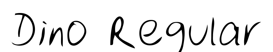 Dino Regular Font Download Free