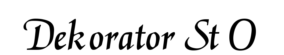 Dekorator St O Font Download Free