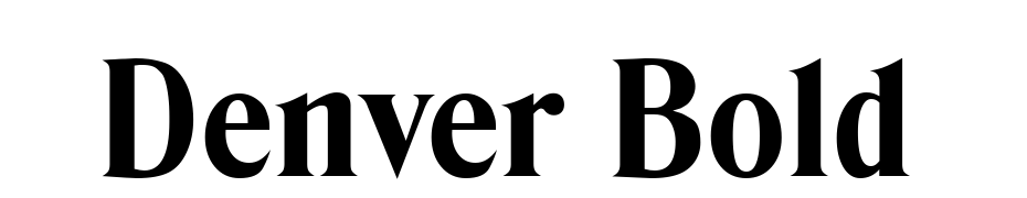 Denver Bold Font Download Free