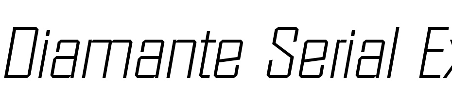 Diamante Serial Extra Light Regular Italic Font Download Free