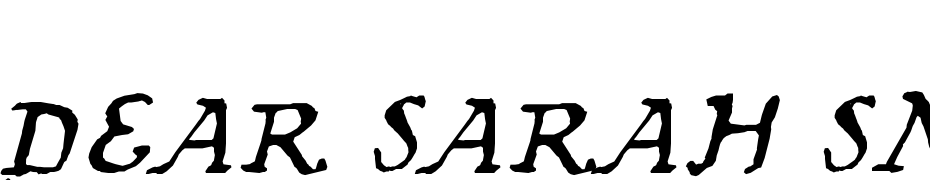 Dear Sarah Small Caps Font Download Free
