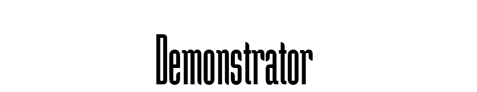 Demonstrator Font Download Free