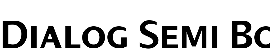Dialog Semi Bold SC Font Download Free