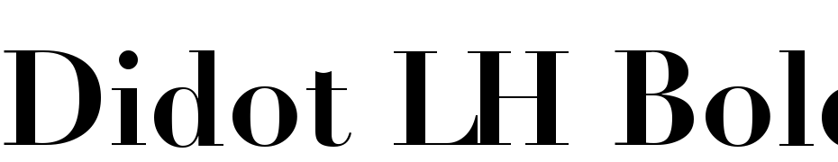 Didot LH Bold Font Download Free