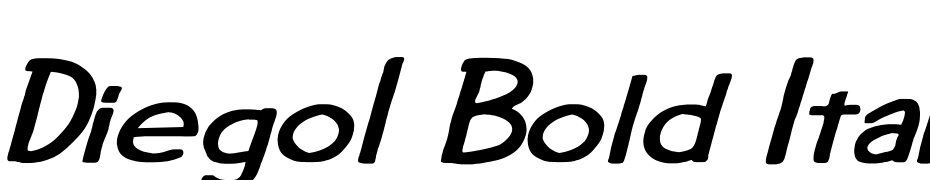Diego1 Bold Italic Font Download Free